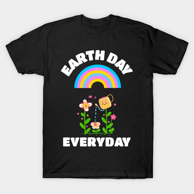 EARTH Day Celebration Cute Flowers T-Shirt by SartorisArt1